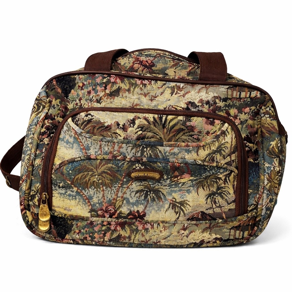 Palm Island Tapestry Duffel Bag Tropical Palm Tree Travel Weekender Carry On